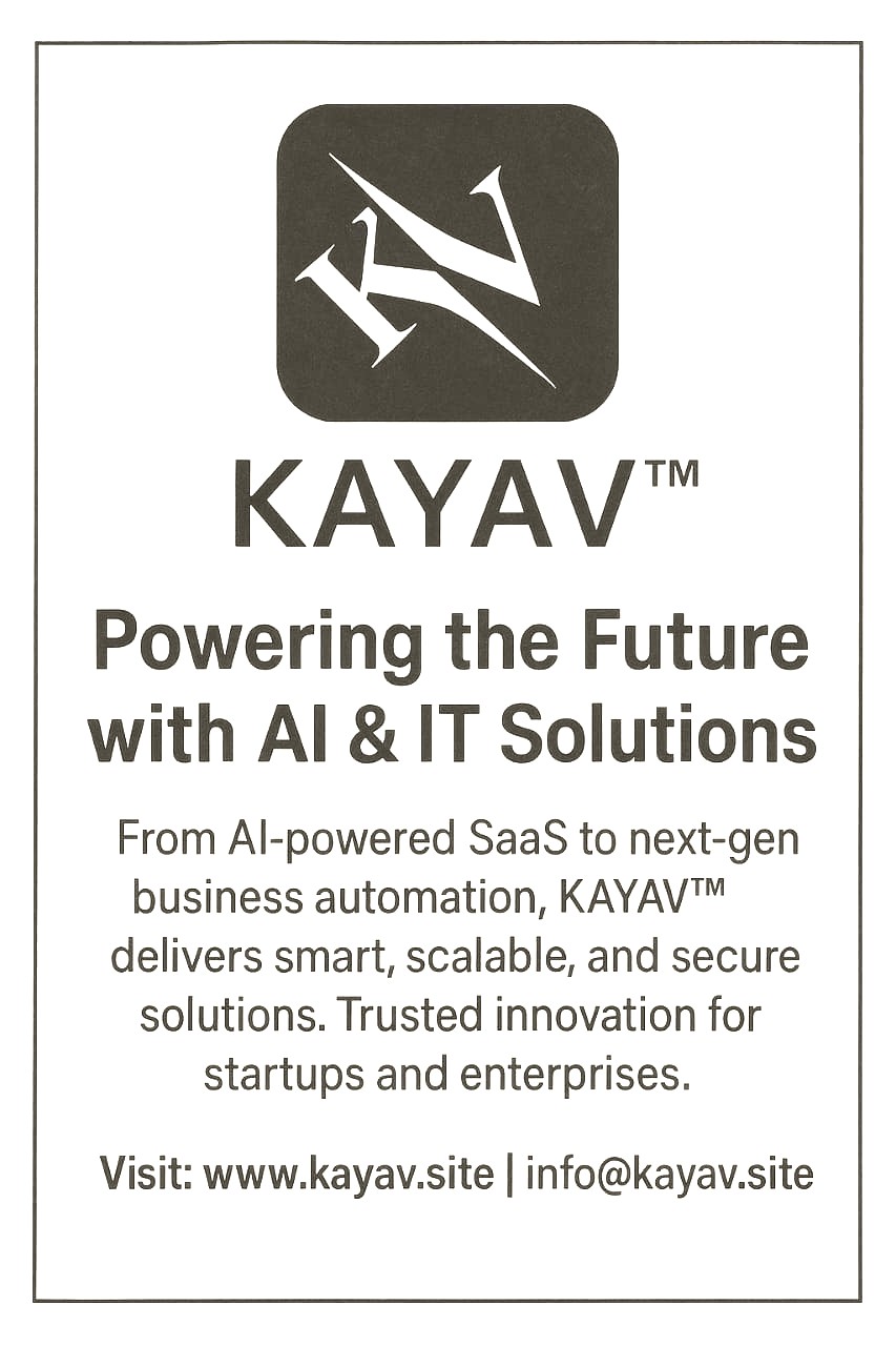 KAYAV Banner AI research team collaborating on advanced machine learning projects at KAYAV™